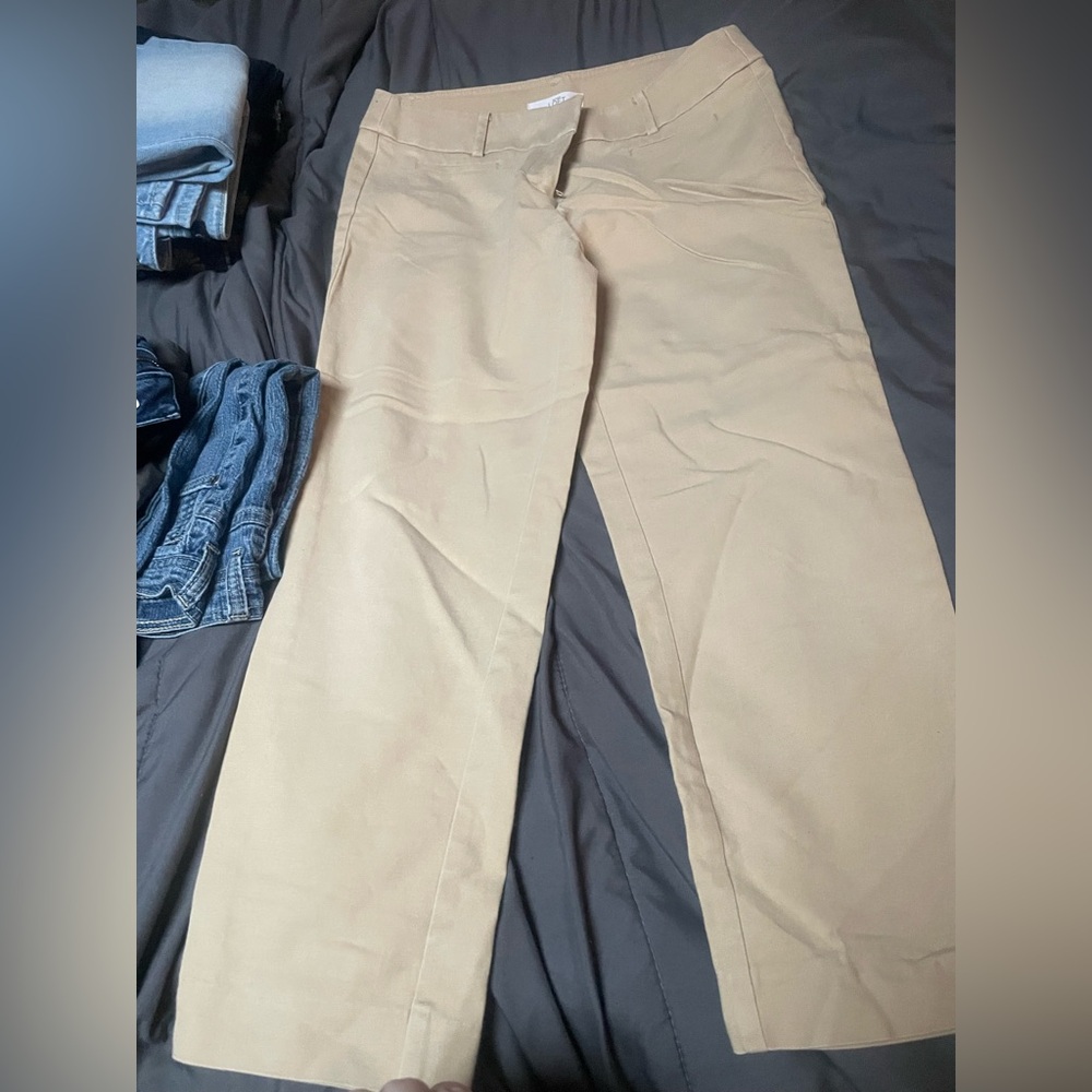 Vera Wang Beige Trousers